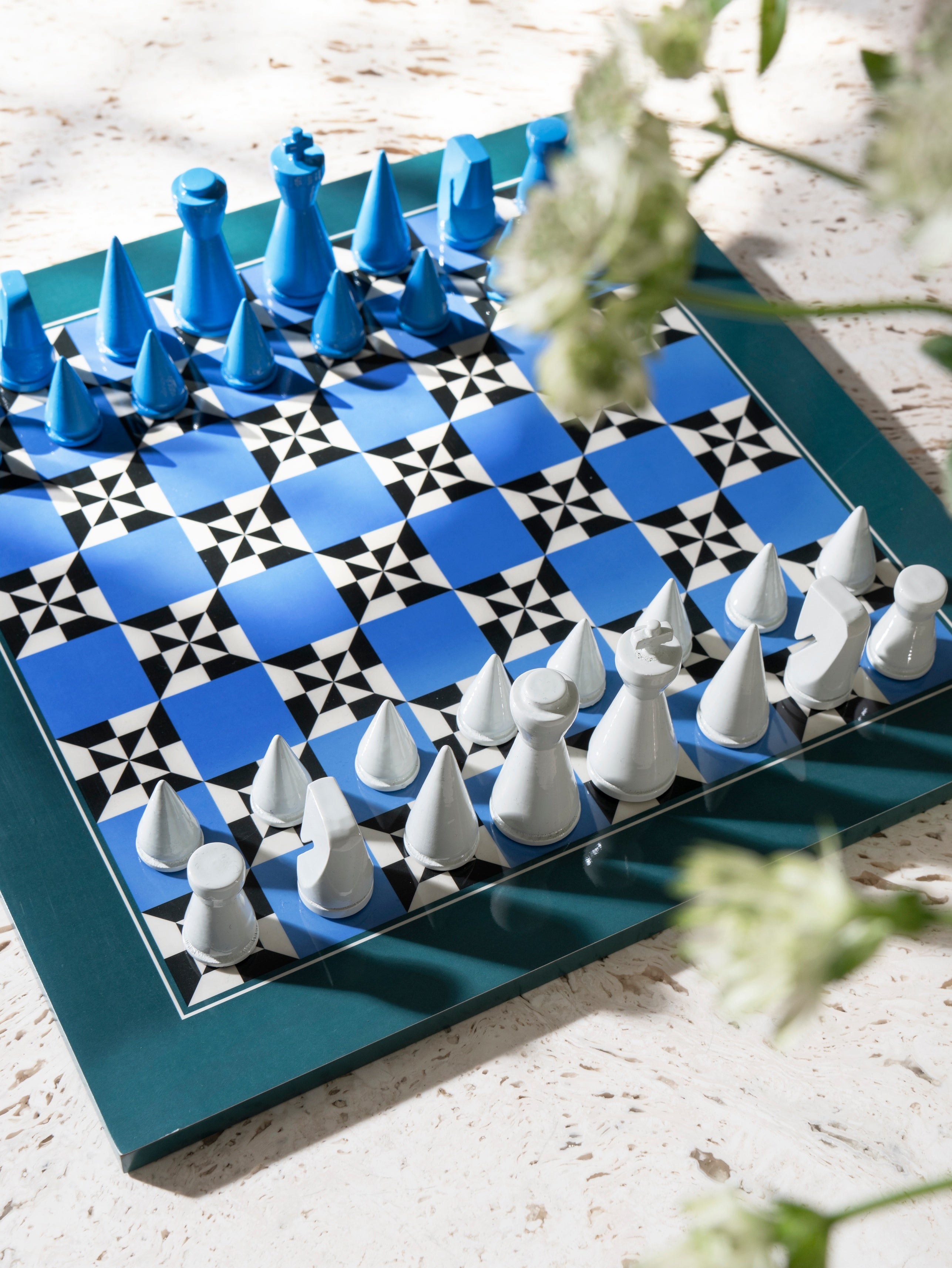 Poseidon Lacquered Chess