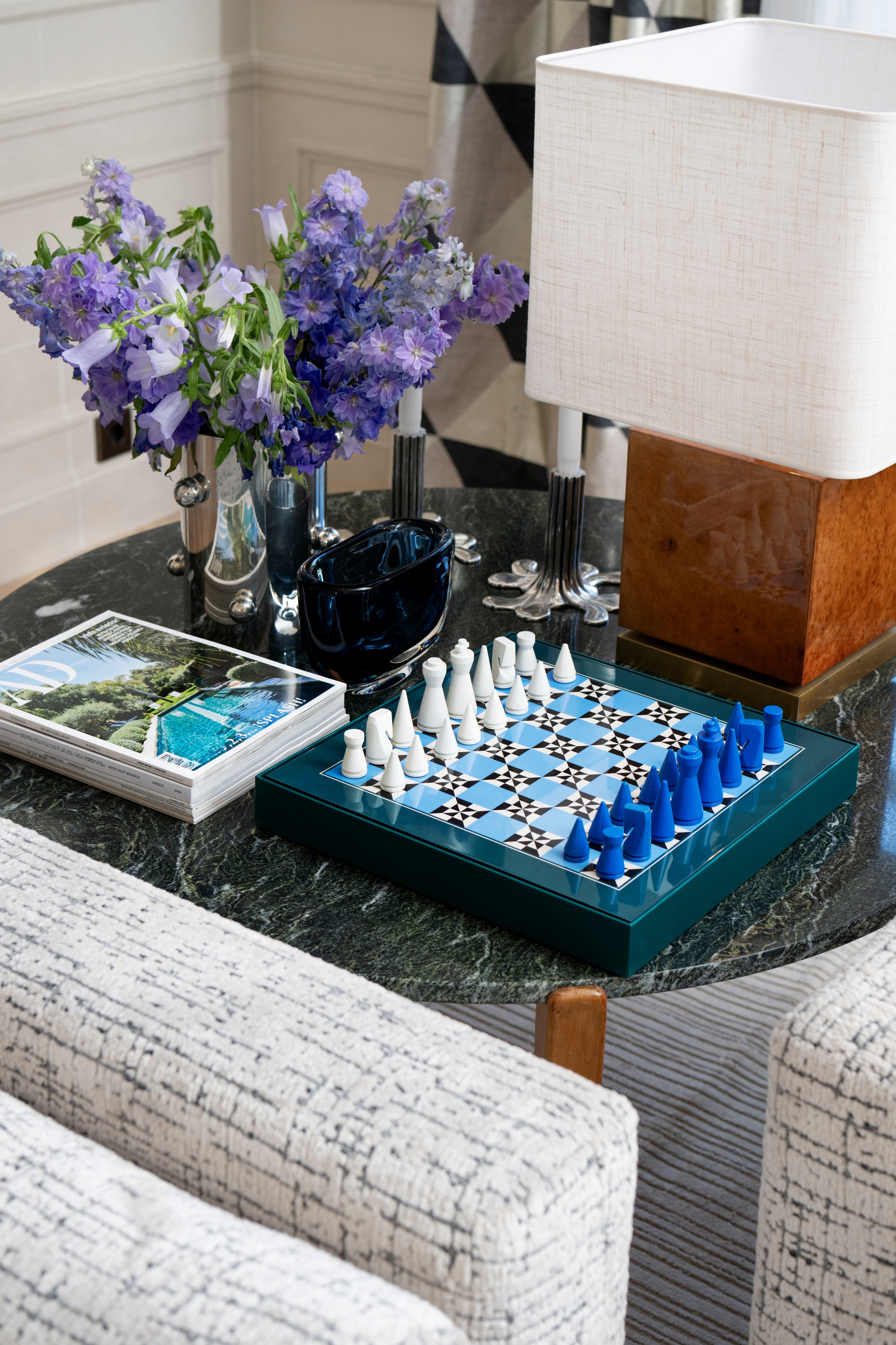 Poseidon Lacquered Chess