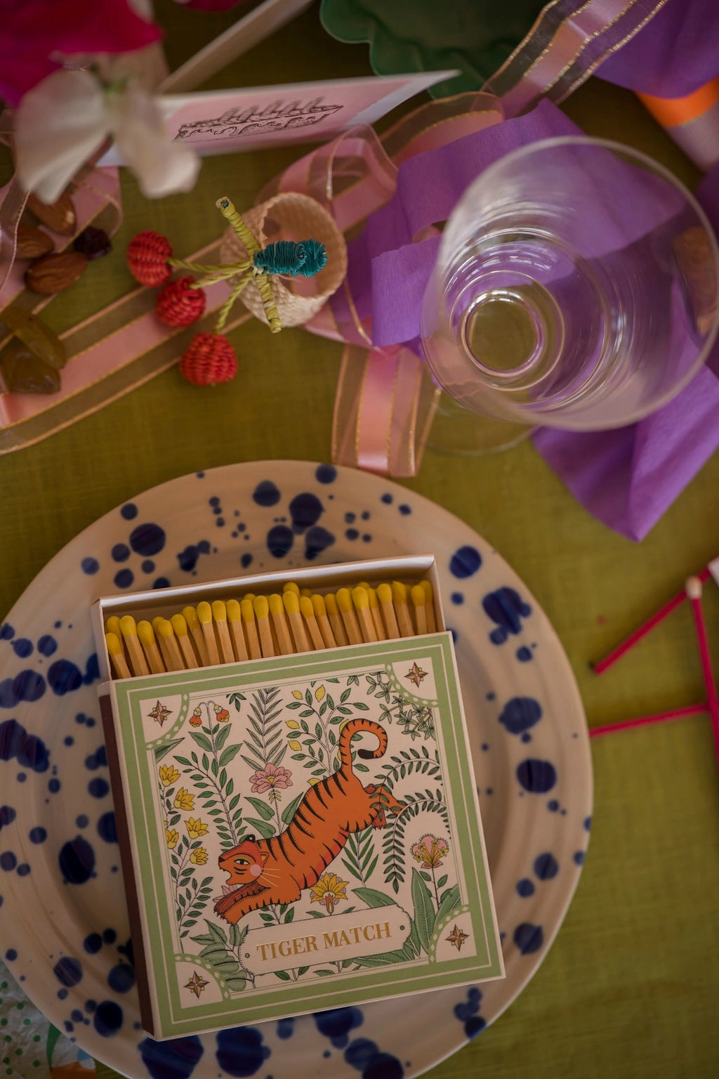 Cerillos Premium "Tiger Long Matches"