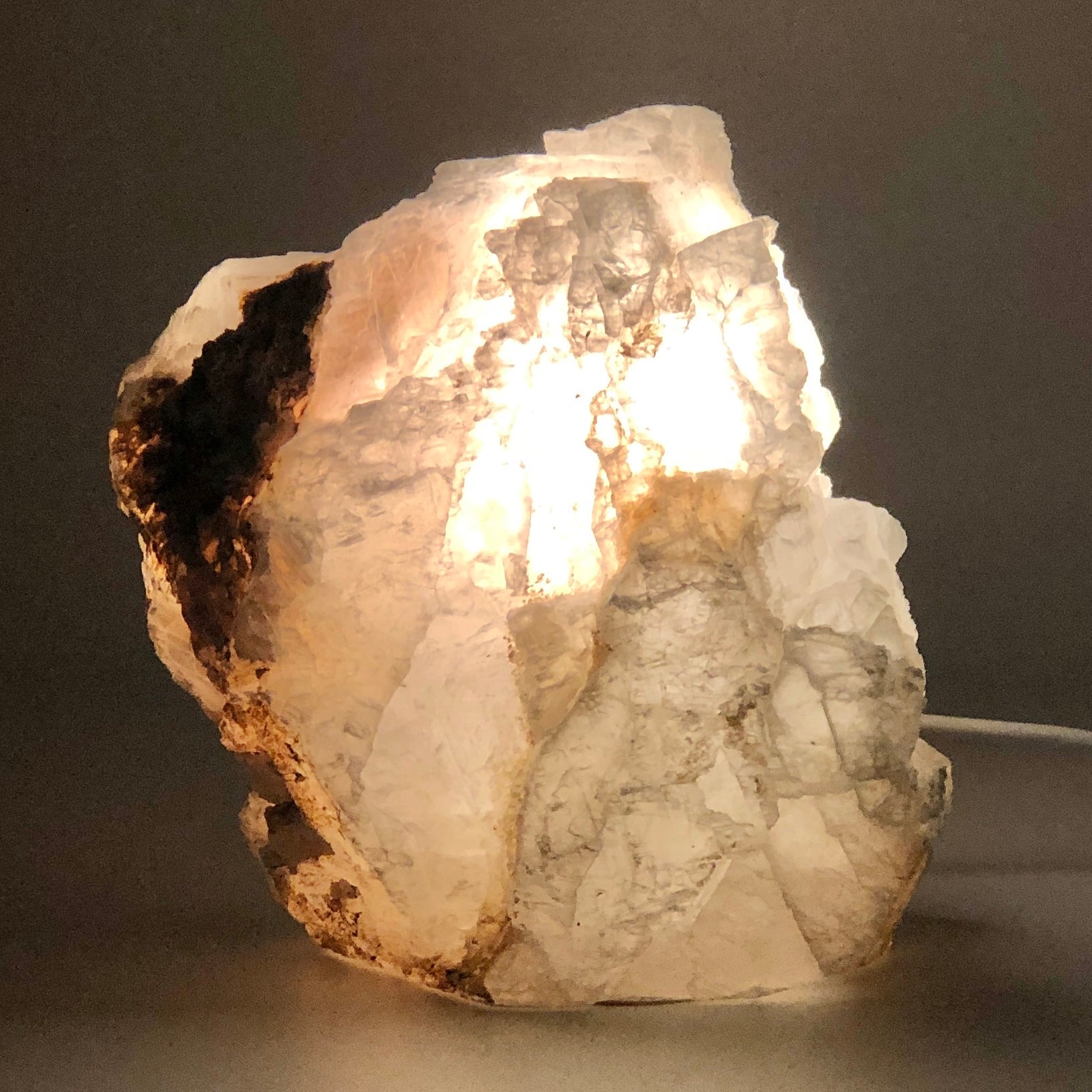 Small Selenite Lamp