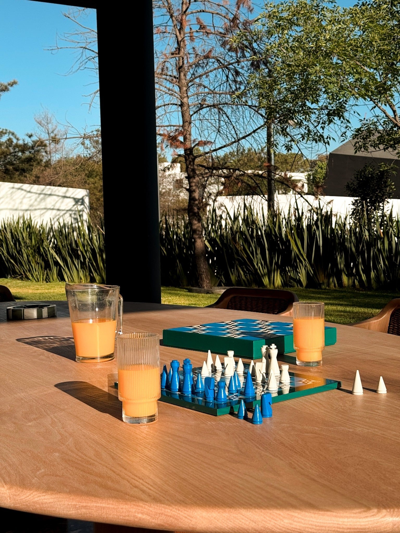 Poseidon Lacquered Chess 